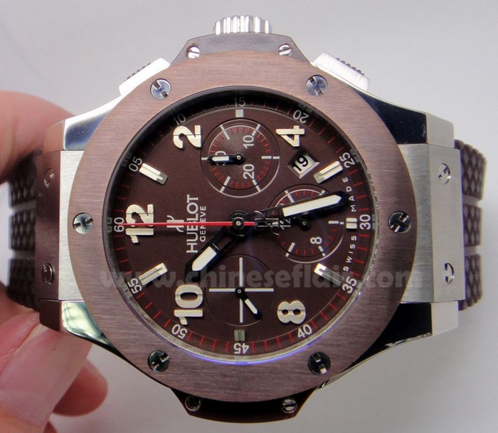 Swiss Copy Hublot Big Bang Cappuccino - Steel & Ceramic Watch